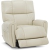 image:imageMCombo Large Lay Flat Dual Motor Power Recliner Chair with Heat and Vibration USB and Type C Ports Faux Leather Electric Recliner for Living Room Infinite Position 6199 Saddle BrownMilk White