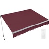 image:imageMCombo Patio Awning 10x8 Feet Sunshade Canopy for Motorized Retractable Awnings 4693GreyBurgundy