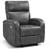 image:imageMCombo Zero Wall Recliner Chair Power Wall Hugger Recliner with USB amp TypeC Dual Charge Ports for Small Space Living Room RV PR644 Dark GreyDark Grey