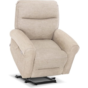 image:imageMCombo Dual Motor Power Lift Recliner Chair with Massage and Heat for Elderly USB Ports Lay Flat Fabric 7666 BeigeBeige