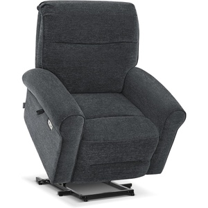 image:imageMCombo Dual Motor Power Lift Recliner Chair with Massage and Heat for Elderly USB Ports Lay Flat Fabric 7666 BeigeDark Grey