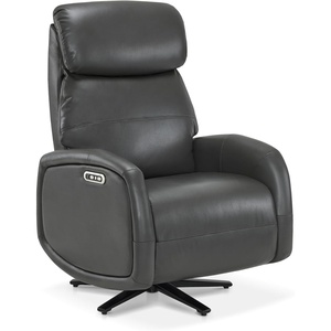 image:imageMCombo Dual Motor Power Recliner Chair for Adults Modern Faux Leather Electric Swivel Recliner with USB Charging Heavy Duty Adjustable Lounge Chair for Living Room amp Bedroom 4610 Grey