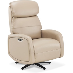 image:imageMCombo Dual Motor Power Recliner Chair for Adults Modern Faux Leather Electric Swivel Recliner with USB Charging Heavy Duty Adjustable Lounge Chair for Living Room amp Bedroom 4610 Beige