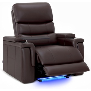 image:imageMCombo Triple Motors Power Recliner Chair with Power Headrest amp Lumbar Support for Living Room Home Theater Seating with Armrest Storage Tray Table and Dual Charging Ports HTS708 GreyBrown
