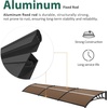 image:imageMCombo 1159 inch Window Awning Outdoor Polycarbonate Hollow Sheet Door Patio Canopy 40x120 Dark Brown Panels with Black BracketBrown Panels with Black Brackets
