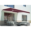 image:imageMCombo 115x95 Feet Manual Retractable Patio Door Window Awning Sunshade Shelter Outdoor Canopy 1210 Green 115L x 95WBurgundy