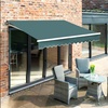 image:imageMCombo 115x95 Feet Manual Retractable Patio Door Window Awning Sunshade Shelter Outdoor Canopy 1210 Green 115L x 95WGreen