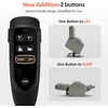image:imageMCombo 180 Lay Flat Power Lift Recliner Chair for Elderly Dual Motor Lift Chair with FullBody Heating for Sleeping Extra Wide SeatImitation Rabbit Fur R7123 Light GreyLight Grey