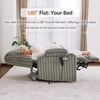 image:imageMCombo 180 Lay Flat Power Lift Recliner Chair for Elderly Dual Motor Lift Chair with FullBody Heating for Sleeping Extra Wide SeatImitation Rabbit Fur R7123 Light GreyLight Grey