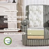 image:imageMCombo 180 Lay Flat Power Lift Recliner Chair for Elderly Dual Motor Lift Chair with FullBody Heating for Sleeping Extra Wide SeatImitation Rabbit Fur R7123 Light GreyLight Grey