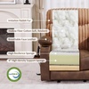image:imageMCombo 180 Lay Flat Power Lift Recliner Chair for Elderly Dual Motor Lift Chair with FullBody Heating for Sleeping Extra Wide SeatImitation Rabbit Fur R7123 Light GreyBrown