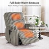 image:imageMCombo 180 Lay Flat Power Lift Recliner Chair for Elderly Dual Motor Lift Chair with FullBody Heating for Sleeping Extra Wide SeatImitation Rabbit Fur R7123 Light GreyLight Grey