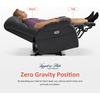 image:imageMCombo 27 Oversized Recliner Power Recliner Chair for Big and Tall Zero Gravity Recliner with USB Charge Ports Side Pockets for Living Room Fabric PR677 BeigeDark Grey
