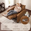 image:imageMCombo 272 Oversized Power Recliner Chair Zero Gravity Recliner with Solid Wood Legs USB A amp C Charge Ports Wall Hugger Power Reclining Chair for Living Room Breathable Faux Leather HL178 TanCognac Tan