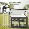image:imageMCombo 2Tier Wooden Cold Frame Garden Greenhouse Raised Flower Planter Shelf Bed Protection 60570160 OrangeDark Grey