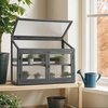 image:imageMCombo 2Tier Wooden Cold Frame Garden Greenhouse Raised Flower Planter Shelf Bed Protection 60570160 OrangeDark Grey