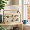 image:imageMCombo 2Tier Wooden Cold Frame Garden Greenhouse Raised Flower Planter Shelf Bed Protection 60570160 OrangeNatural