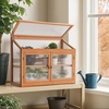 image:imageMCombo 2Tier Wooden Cold Frame Garden Greenhouse Raised Flower Planter Shelf Bed Protection 60570160 OrangeOrange