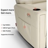 image:imageMCombo 380lbs Oversized Dual Motors Lay Flat Power Lift Recliner Chair for Heights 5967 Big and Tall People Faux Leather R7177 GreyCream White