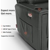 image:imageMCombo 380lbs Oversized Dual Motors Lay Flat Power Lift Recliner Chair for Heights 5967 Big and Tall People Faux Leather R7177 GreyGrey