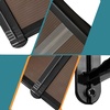 image:imageMCombo 398 x 378 Window Awning Outdoor Polycarbonate Hollow Sheet Door Patio Canopy 60554040 Brown Board with Black BracketBlack BracketBrown Board