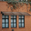 image:imageMCombo 398 x 378 Window Awning Outdoor Polycarbonate Hollow Sheet Door Patio Canopy 60554040 Brown Board with Black BracketBlack BracketBrown Board