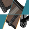 image:imageMCombo 398 x 378 Window Awning Outdoor Polycarbonate Hollow Sheet Door Patio Canopy 60554040 Brown Board with Black BracketBlack BracketBrown Board