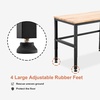 image:imageMCombo 48 Adjustable Workbench with Oak Wood Top Overall Steel Frame Worktable for Garage Workstation for Workshop and Home Improvement WD48