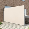 image:imageMCombo 55 x 118 Aluminium Patio Retractable Side Awning Fully Assembled Waterproof Sunshade Privacy Screen for Garden Balcony and Pools Dark Grey 55x 118Beige