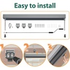 image:imageMCombo 551 Outdoor Drop Down Awning Patio Roller Shades Protective Valance for Porch 4209 Dark Grey 551x984Dark Grey