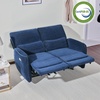 image:imageMCombo 60 Wall Hugger Power Loveseat Recliner Sofa with Adjustable Headrest RV Reclining Loveseat with USB and Type C Charge Ports for Living Room 6924 Navy Blue LoveseatNavy Blue
