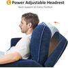 image:imageMCombo 60 Wall Hugger Power Loveseat Recliner Sofa with Adjustable Headrest RV Reclining Loveseat with USB and Type C Charge Ports for Living Room 6924 Navy Blue LoveseatNavy Blue