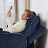 image:imageMCombo 60 Wall Hugger Power Loveseat Recliner Sofa with Adjustable Headrest RV Reclining Loveseat with USB and Type C Charge Ports for Living Room 6924 Navy Blue LoveseatNavy Blue