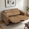 image:imageMCombo 614 Zero Wall Hugger Power Loveseat Recliner Sofa HL198M1 Grey  Power Headrest USB A amp C Charge Ports Solid Wood Legs Small Spaces Living Room Breathable Faux LeatherGinger