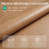 image:imageMCombo 614 Zero Wall Hugger Power Loveseat Recliner Sofa HL198M1 Grey  Power Headrest USB A amp C Charge Ports Solid Wood Legs Small Spaces Living Room Breathable Faux LeatherToast