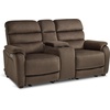 image:imageMCombo 616 Wall Hugger Power Loveseat Recliner Reclining Loveseat with Adjustable Headrest USB Charge Ports Wood Legs for Living Room RVs Small Spaces Fabric ST258M1 Loveseat CoffeeCoffee