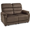 image:imageMCombo 616 Wall Hugger Power Loveseat Recliner Reclining Loveseat with Adjustable Headrest USB Charge Ports Wood Legs for Living Room RVs Small Spaces Fabric ST258M1 Loveseat CoffeeCoffee