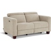 image:imageMCombo 622 Reclining Loveseat Wall Hugger Power Loveseat Recliner Sofa with Adjustable Headrest USB A amp C Charge Ports Wood Legs for Living Room Fabric HL198M1CoffeeBeige