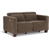 image:imageMCombo 622 Reclining Loveseat Wall Hugger Power Loveseat Recliner Sofa with Adjustable Headrest USB A amp C Charge Ports Wood Legs for Living Room Fabric HL198M1CoffeeCoffee