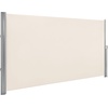 image:imageMCombo 78 x 138 Aluminium Patio Retractable Side Awning Fully Assembled Waterproof Sunshade Privacy Screen for Garden Balcony and Pools Beige 78x138Beige