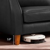 image:imageMCombo 84 Inch Oversized Genuine Leather Sofa Real Leather Sofa with FeatherFiber Pillow amp Solid Wood Frame Napa Leather Loveseat for Living Room VE727 Black