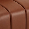 image:imageMCombo Accent Sofa Chair Faux Leather Upholstered Armless Chair Modular Guest Reception Chair for Waiting Room Office 4339 Brown