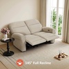 image:imageMCombo Arden Wall Hugger Power Reclining Sofa Set 3Piece PR635H1  PetFriendly FabricUSB Charging PortsChairLoveseatSofafor Small SpacesBeige