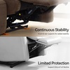 image:imageMCombo Arden Wall Hugger Power Reclining Sofa Set 3Piece PR635H1  PetFriendly FabricUSB Charging PortsChairLoveseatSofafor Small SpacesDark Brown