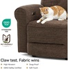 image:imageMCombo Arden Wall Hugger Power Reclining Sofa Set 3Piece PR635H1  PetFriendly FabricUSB Charging PortsChairLoveseatSofafor Small SpacesDark Brown