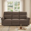 image:imageMCombo Arden Wall Hugger Power Reclining Sofa Set 3Piece PR635H1  PetFriendly FabricUSB Charging PortsChairLoveseatSofafor Small SpacesDark Brown