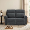 image:imageMCombo Arden Wall Hugger Power Reclining Sofa Set 3Piece PR635H1  PetFriendly FabricUSB Charging PortsChairLoveseatSofafor Small SpacesDark Grey