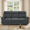image:imageMCombo Arden Wall Hugger Power Reclining Sofa Set 3Piece PR635H1  PetFriendly FabricUSB Charging PortsChairLoveseatSofafor Small SpacesDark Grey