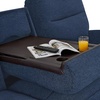 image:imageMCombo Arden Wall Hugger Power Reclining Sofa Set 3Piece PR635H1  PetFriendly FabricUSB Charging PortsChairLoveseatSofafor Small SpacesNavy Blue