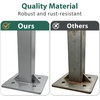 image:imageMCombo Awning Support Post Support Pole for NoWall Installation Compatible with Aluminum Single Side Awnings Grey